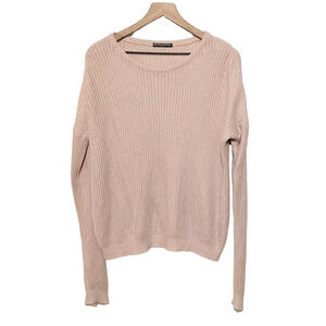 Brandy Melville One Size OS Light Blush Pink Ollie Long Sleeve Sweater Women's